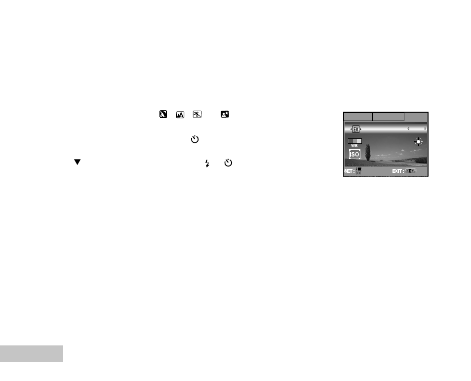 Adjusting the exposure (ev compensation) | Konica Minolta E500 User Manual | Page 29 / 76