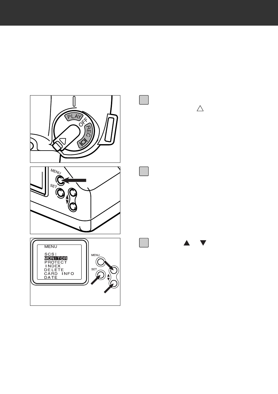 Adjusting the lcd monitor brightness/contrast | Konica Minolta RD 3000 User Manual | Page 102 / 129