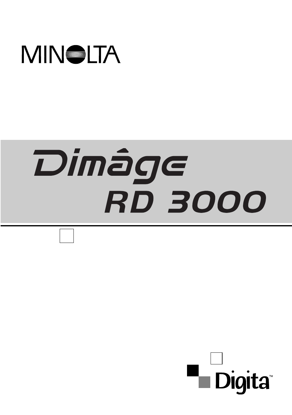 Digital camera | Konica Minolta RD 3000 User Manual | Page 129 / 129