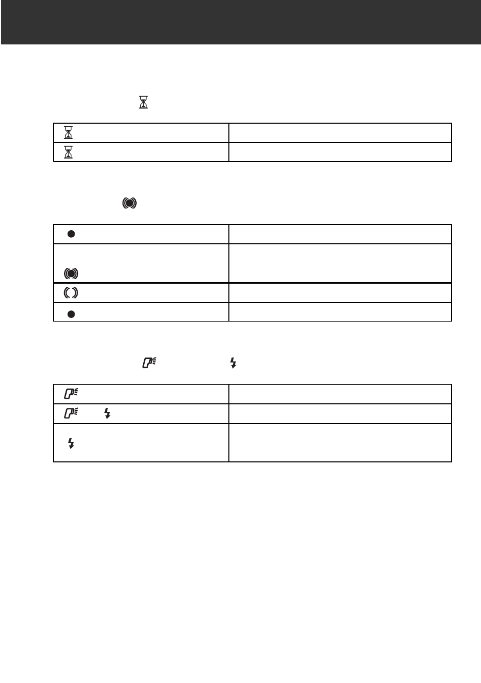 Names of parts, Please wait mark, Focus signals | Flash-on indicator , flash signals | Konica Minolta RD 3000 User Manual | Page 15 / 129