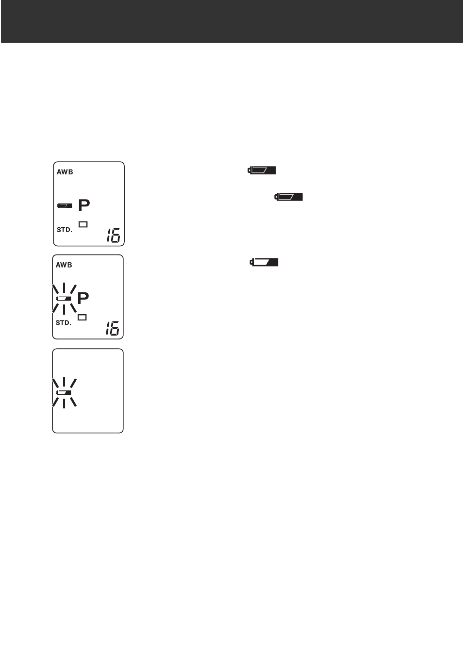 Low battery warning | Konica Minolta RD 3000 User Manual | Page 23 / 129