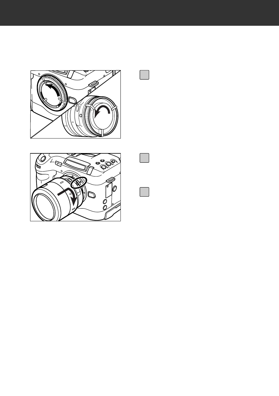 Attaching and removing the lens, Attaching the lens, Preparation | Konica Minolta RD 3000 User Manual | Page 26 / 129