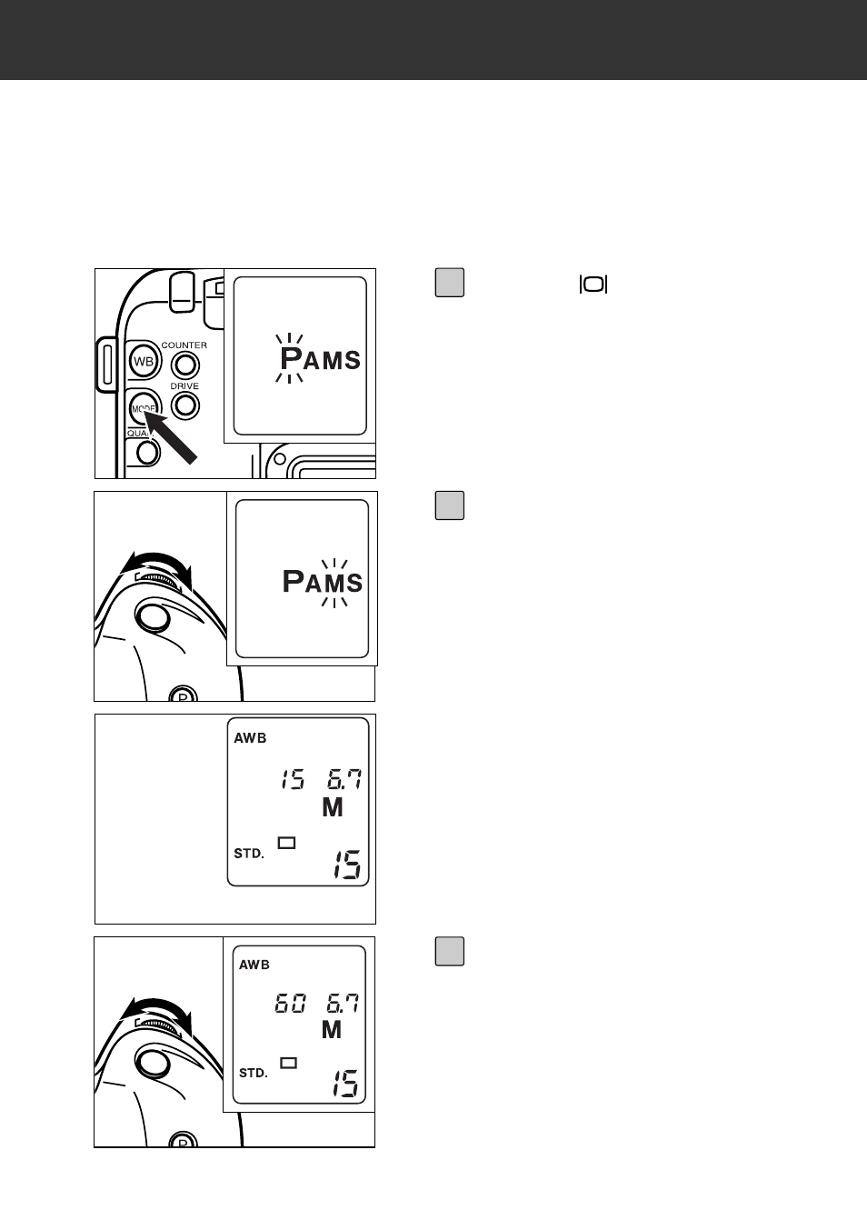 M mode – manual operation | Konica Minolta RD 3000 User Manual | Page 56 / 129