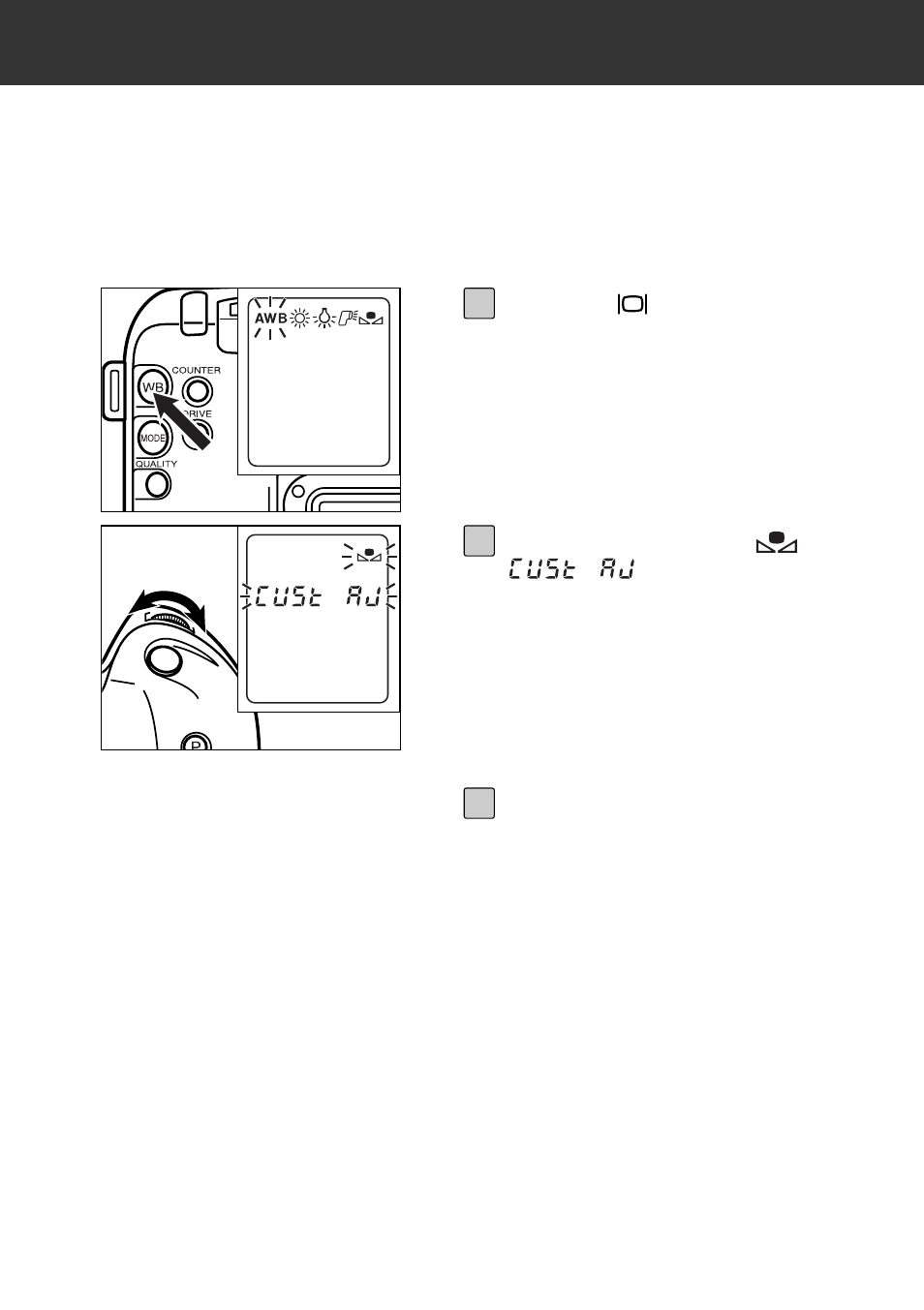 Custom white balance – creating a setting | Konica Minolta RD 3000 User Manual | Page 60 / 129