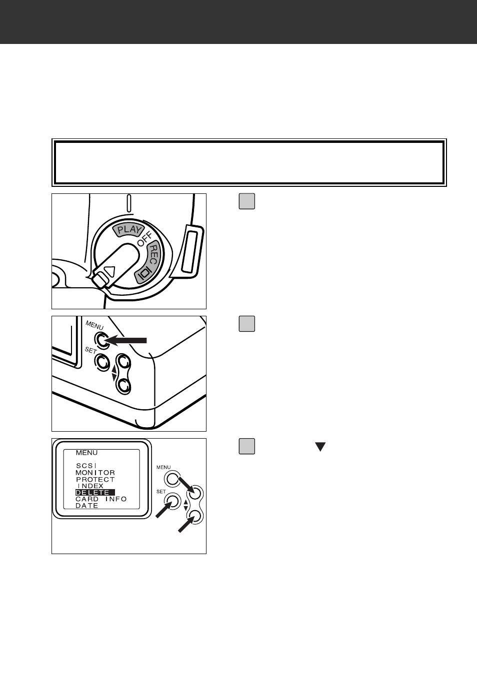 Formatting a compact flash card | Konica Minolta RD 3000 User Manual | Page 76 / 129