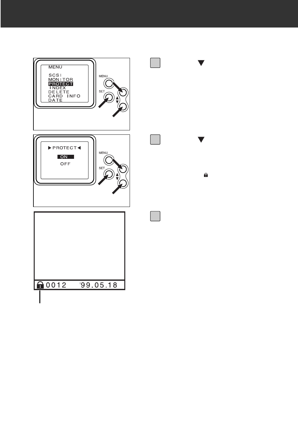 Protecting images | Konica Minolta RD 3000 User Manual | Page 99 / 129