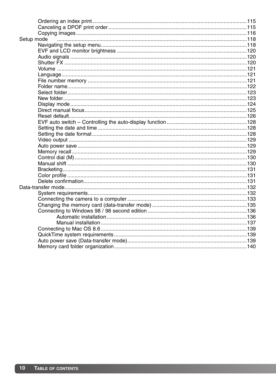 Konica Minolta MM-A208 User Manual | Page 10 / 156