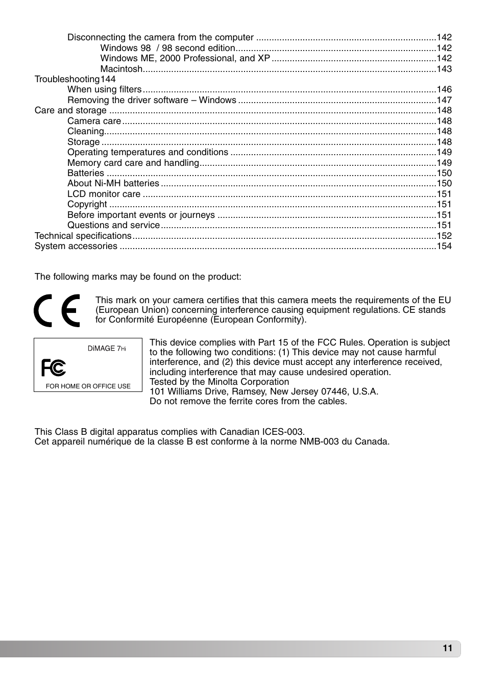 Konica Minolta MM-A208 User Manual | Page 11 / 156