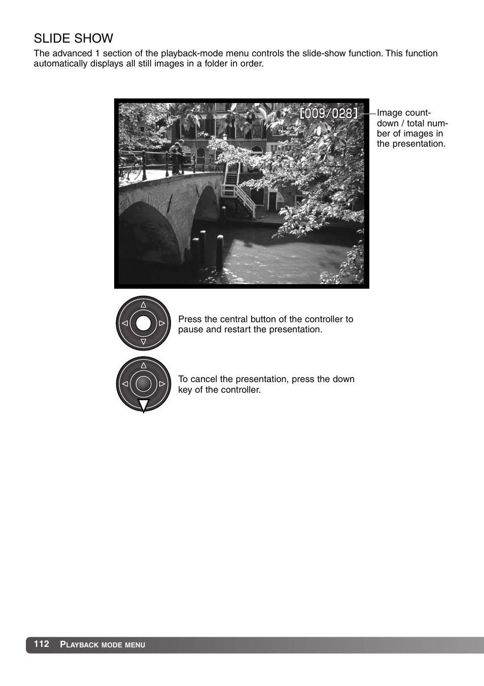 Slide show | Konica Minolta MM-A208 User Manual | Page 112 / 156
