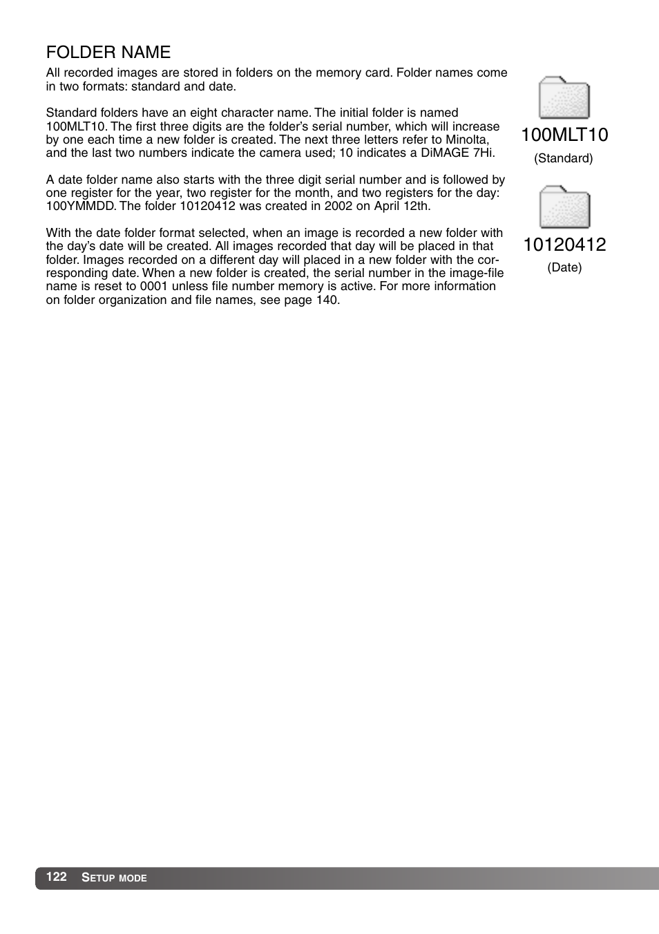 Folder name | Konica Minolta MM-A208 User Manual | Page 122 / 156