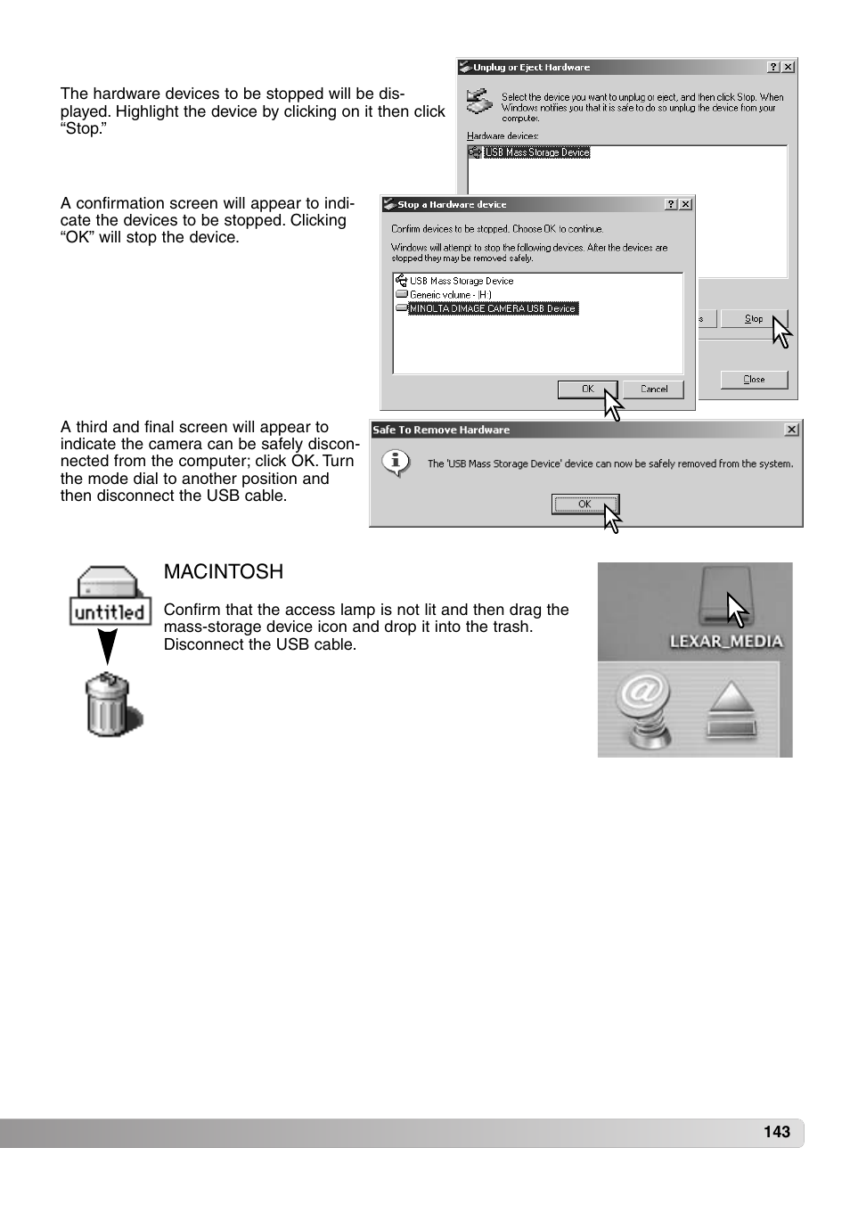 Macintosh | Konica Minolta MM-A208 User Manual | Page 143 / 156