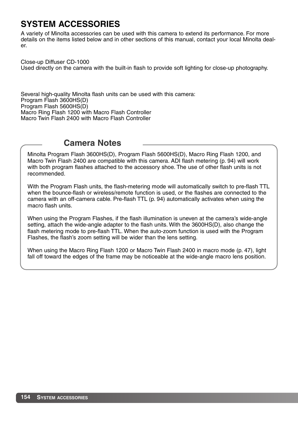 System accessories | Konica Minolta MM-A208 User Manual | Page 154 / 156