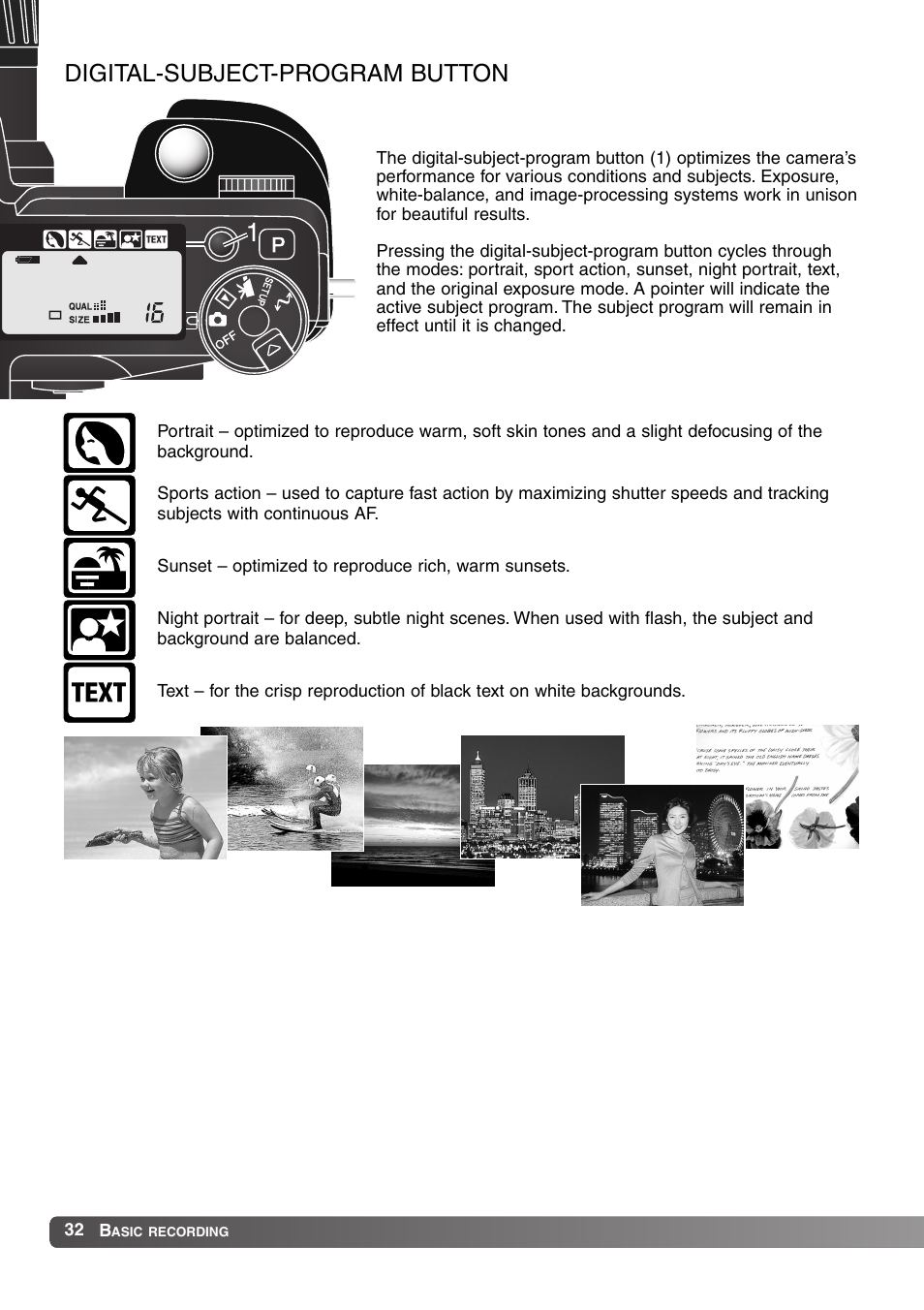 Digital-subject-program button | Konica Minolta MM-A208 User Manual | Page 32 / 156