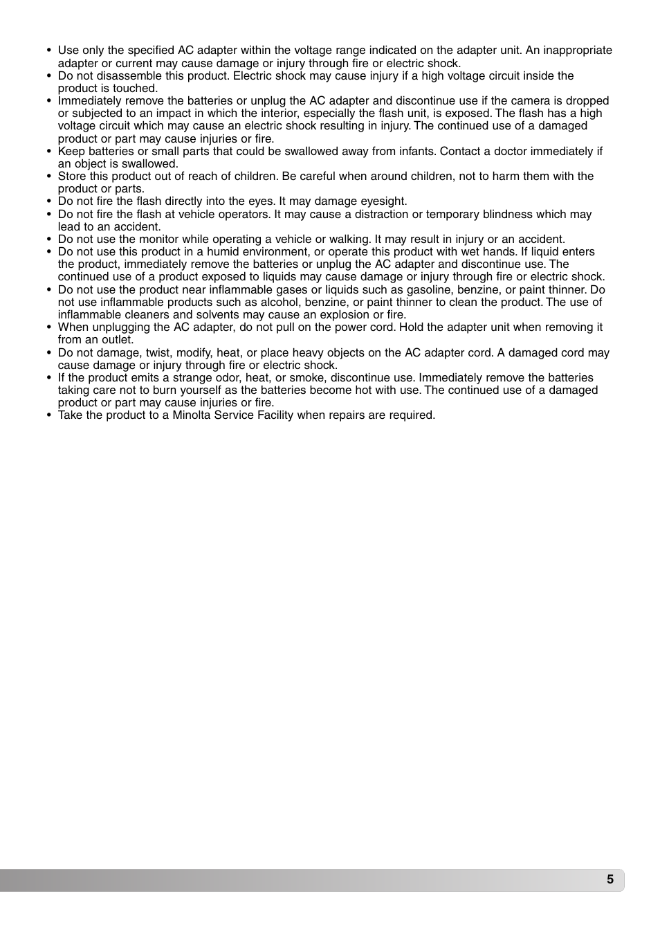 Konica Minolta MM-A208 User Manual | Page 5 / 156