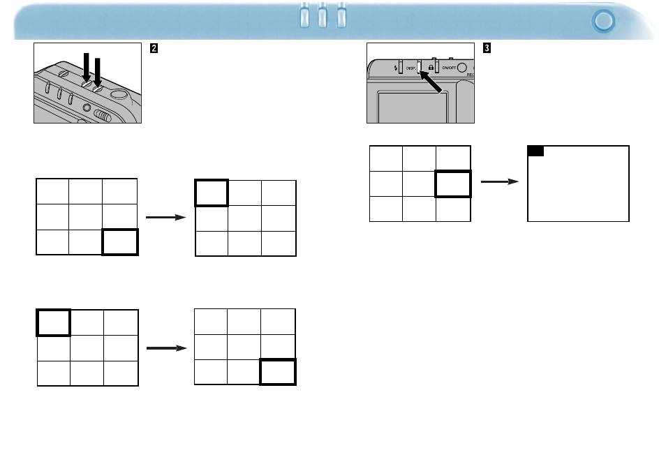 Index display, Press either the + or – button to select an image | Konica Minolta Dimage V User Manual | Page 28 / 40
