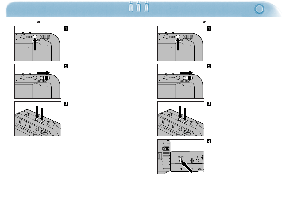 Playing, Deleting images, Quick operation | Konica Minolta Dimage V User Manual | Page 8 / 40