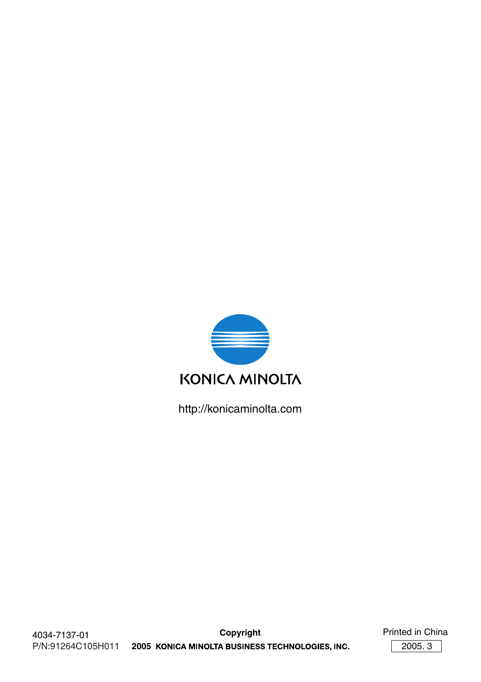 Konica Minolta Image Controller IC-205 User Manual | Page 106 / 106