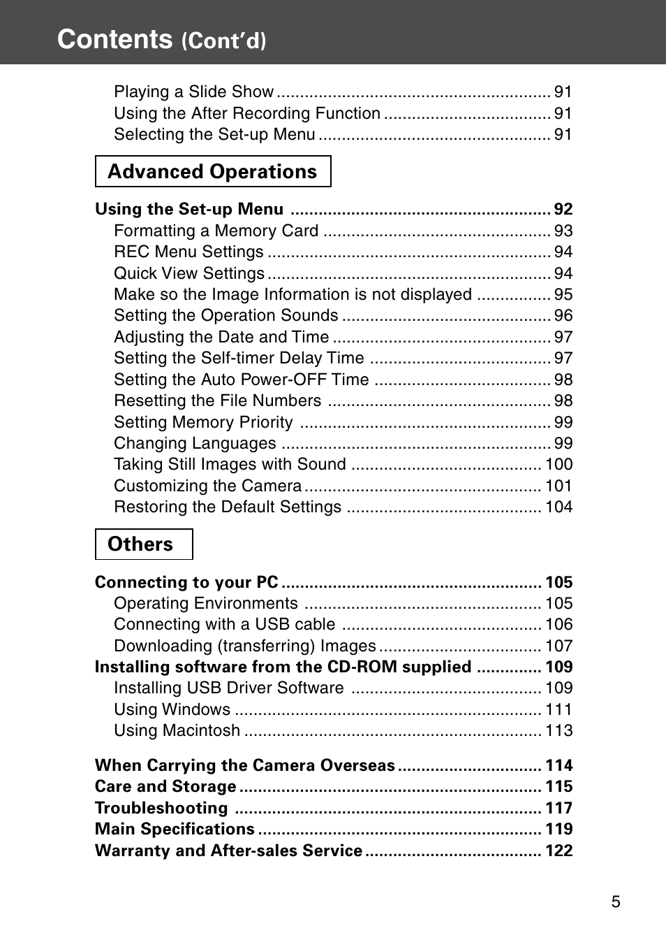 Konica Minolta REVIO KD-410Z User Manual | Page 5 / 125