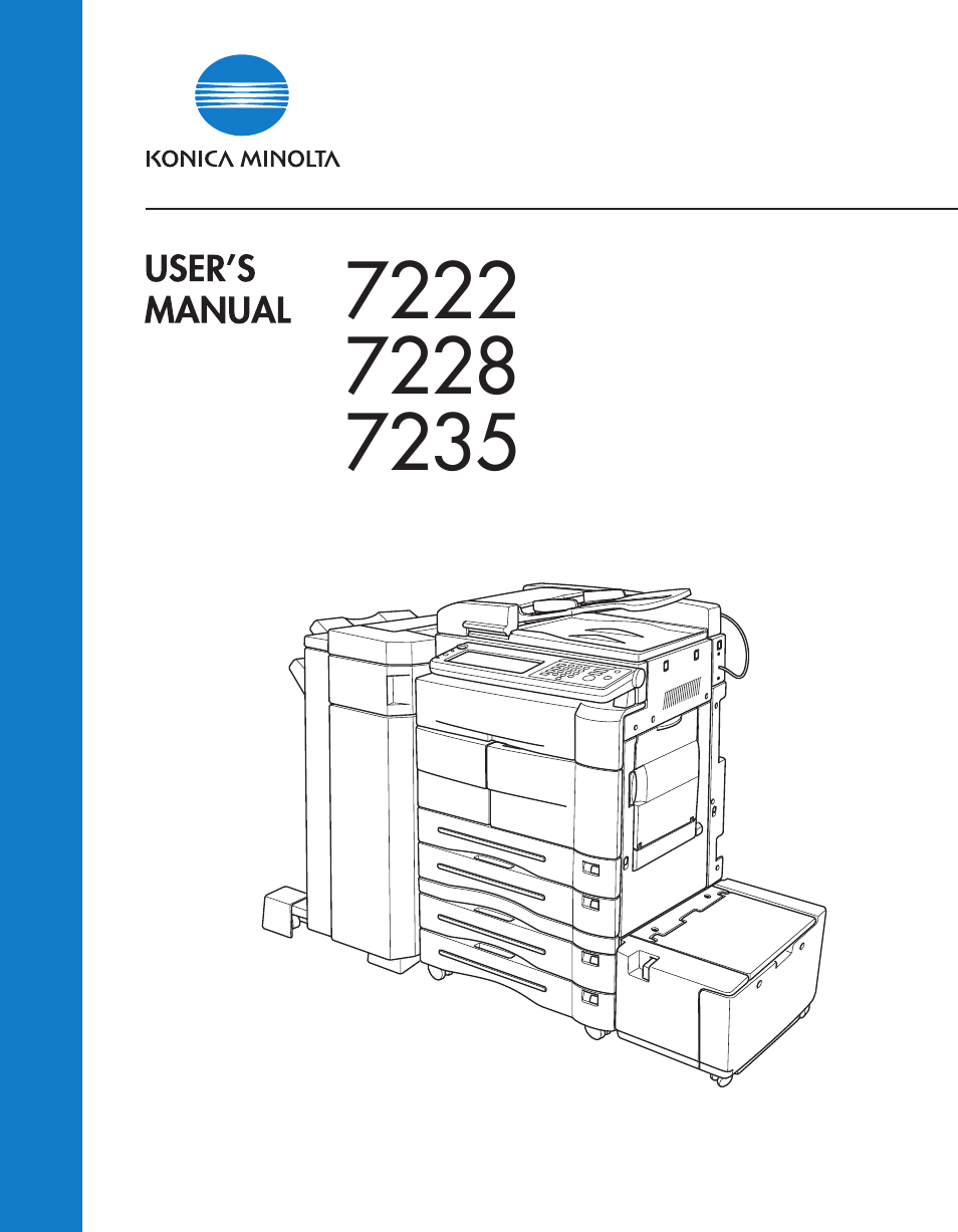 Konica Minolta 7222 User Manual | 328 pages