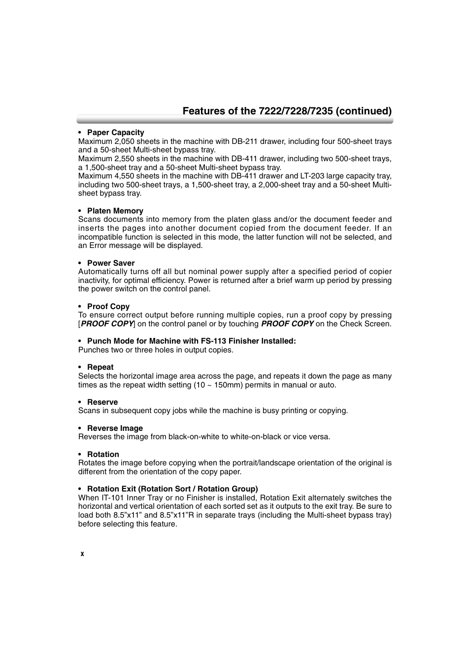 Konica Minolta 7222 User Manual | Page 14 / 328