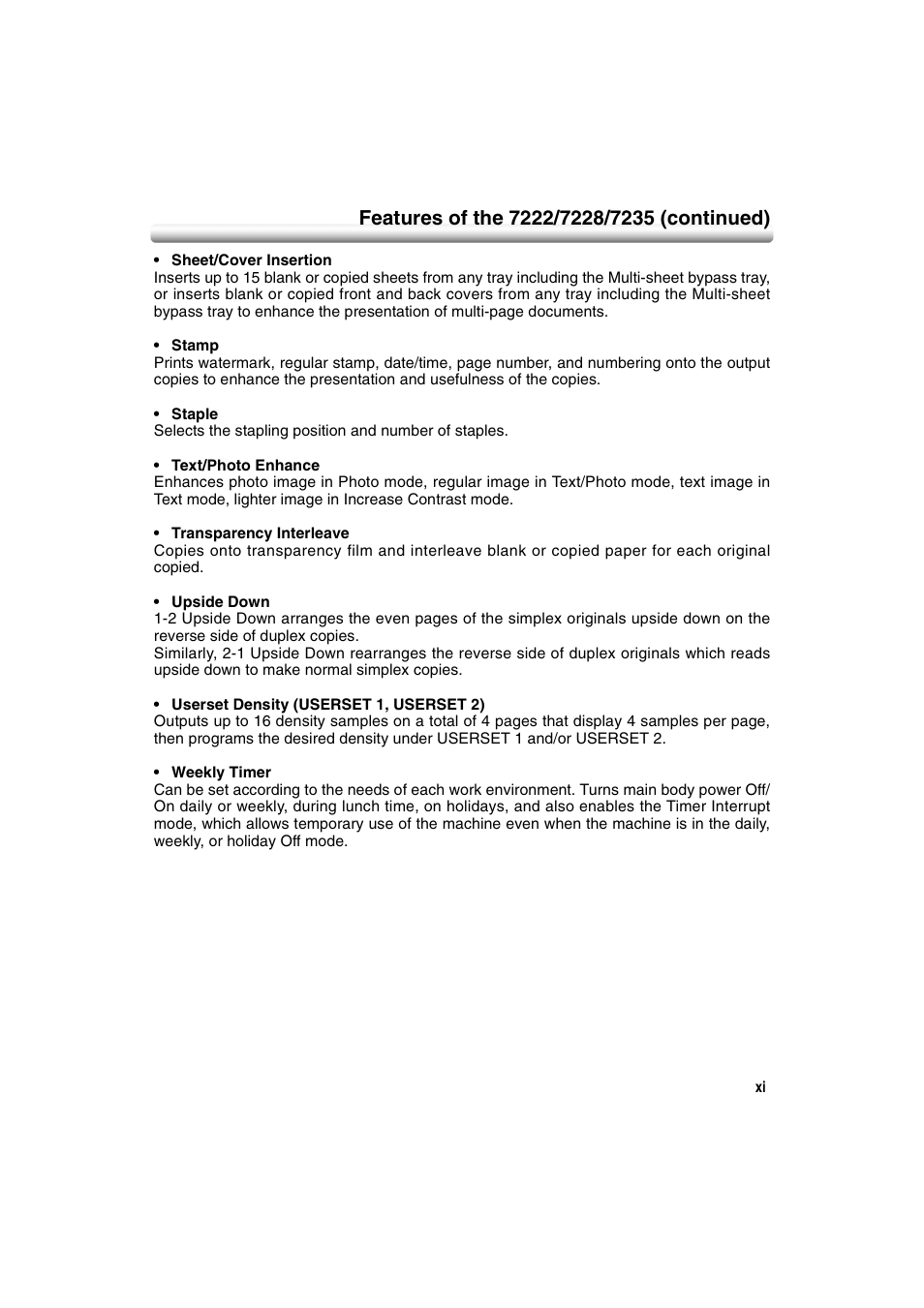 Konica Minolta 7222 User Manual | Page 15 / 328