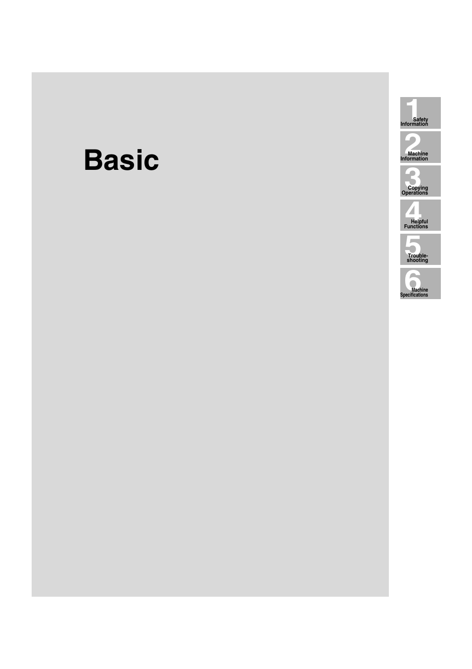 Basic | Konica Minolta 7222 User Manual | Page 17 / 328