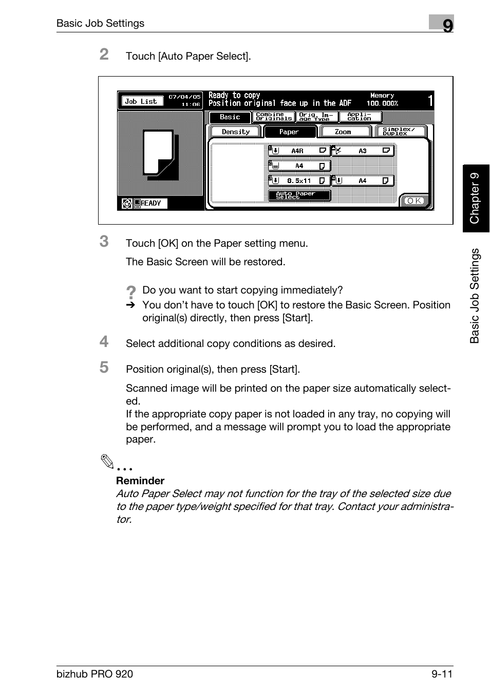 Konica Minolta BIZHUB PRO bizhubPRO920 User Manual | Page 179 / 410