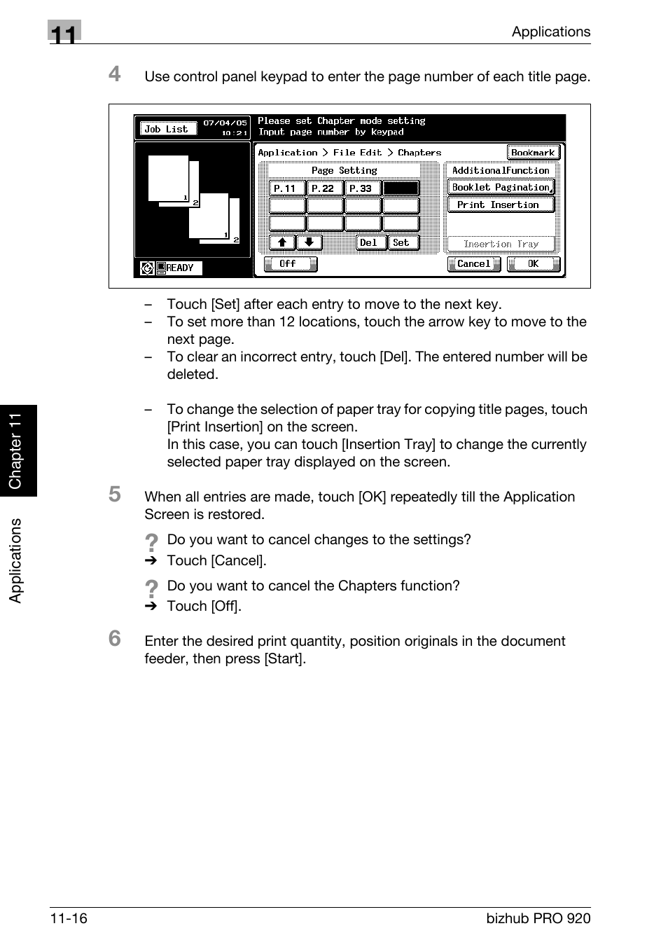 Konica Minolta BIZHUB PRO bizhubPRO920 User Manual | Page 250 / 410