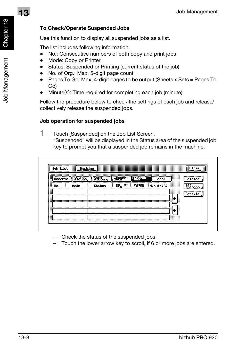 Konica Minolta BIZHUB PRO bizhubPRO920 User Manual | Page 374 / 410