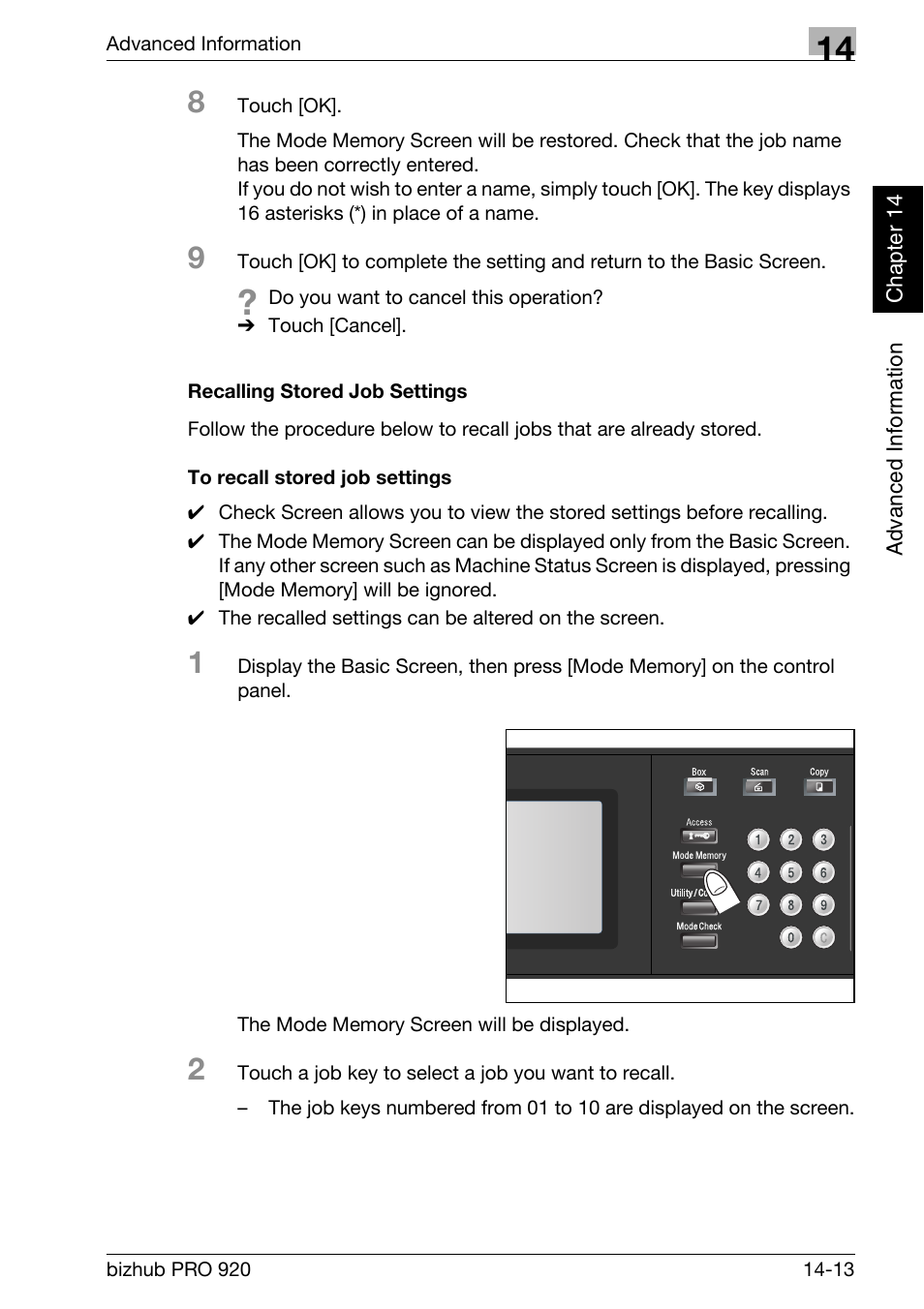 Konica Minolta BIZHUB PRO bizhubPRO920 User Manual | Page 389 / 410