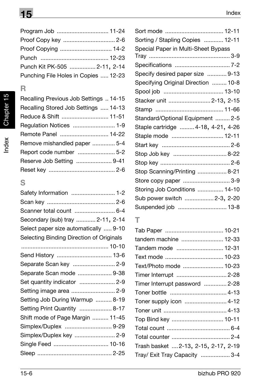 Konica Minolta BIZHUB PRO bizhubPRO920 User Manual | Page 406 / 410