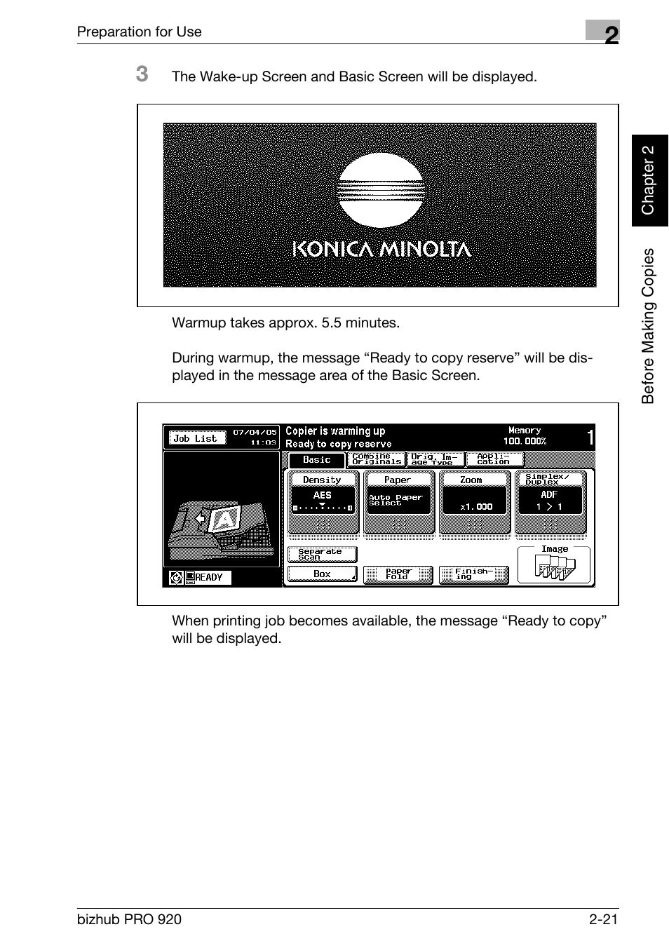 Konica Minolta BIZHUB PRO bizhubPRO920 User Manual | Page 53 / 410