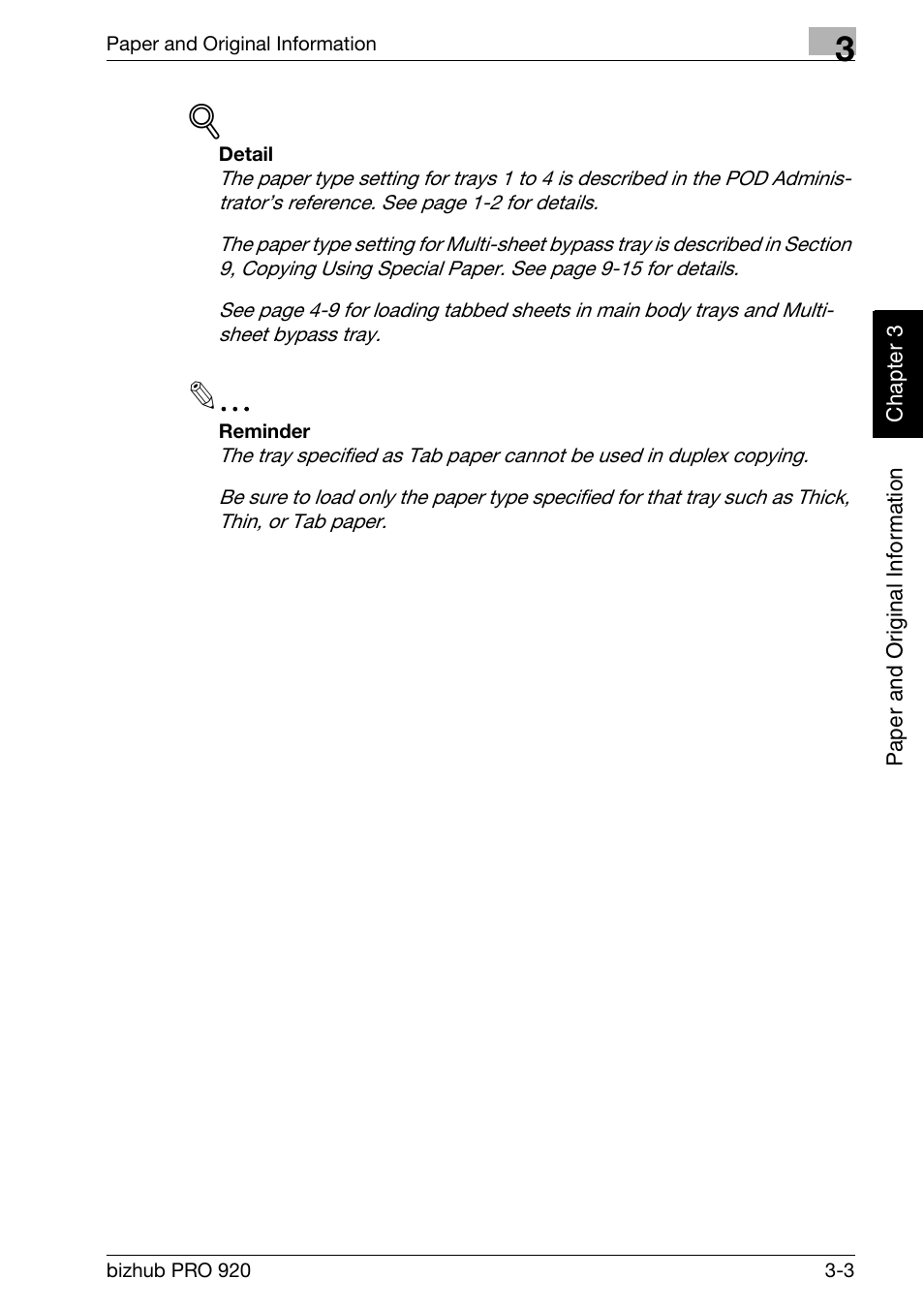 Konica Minolta BIZHUB PRO bizhubPRO920 User Manual | Page 67 / 410