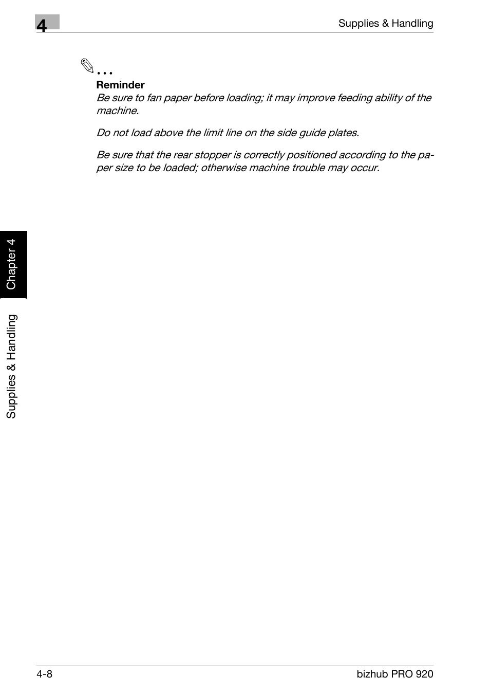Konica Minolta BIZHUB PRO bizhubPRO920 User Manual | Page 86 / 410