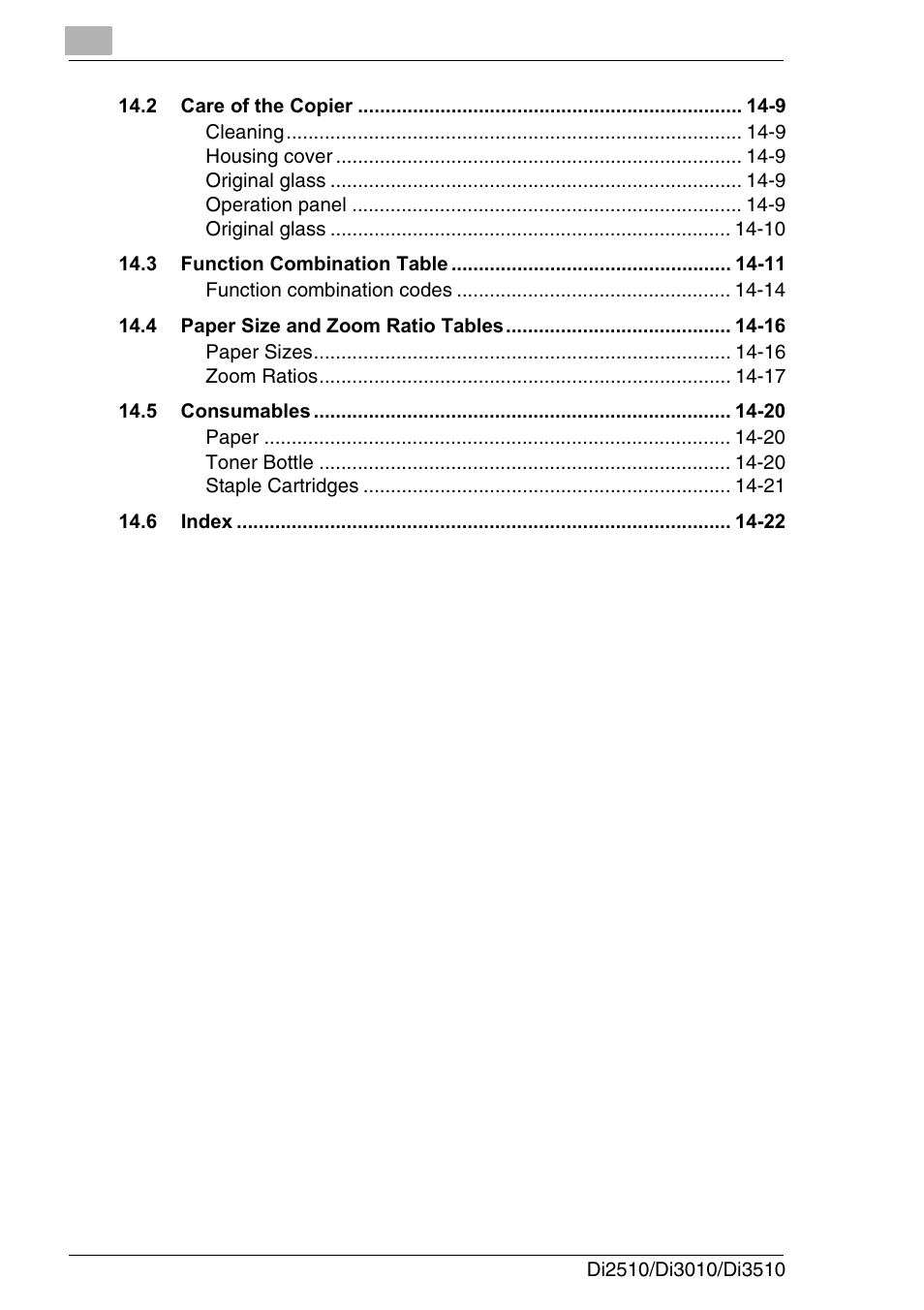 Konica Minolta DI3510 User Manual | Page 12 / 334