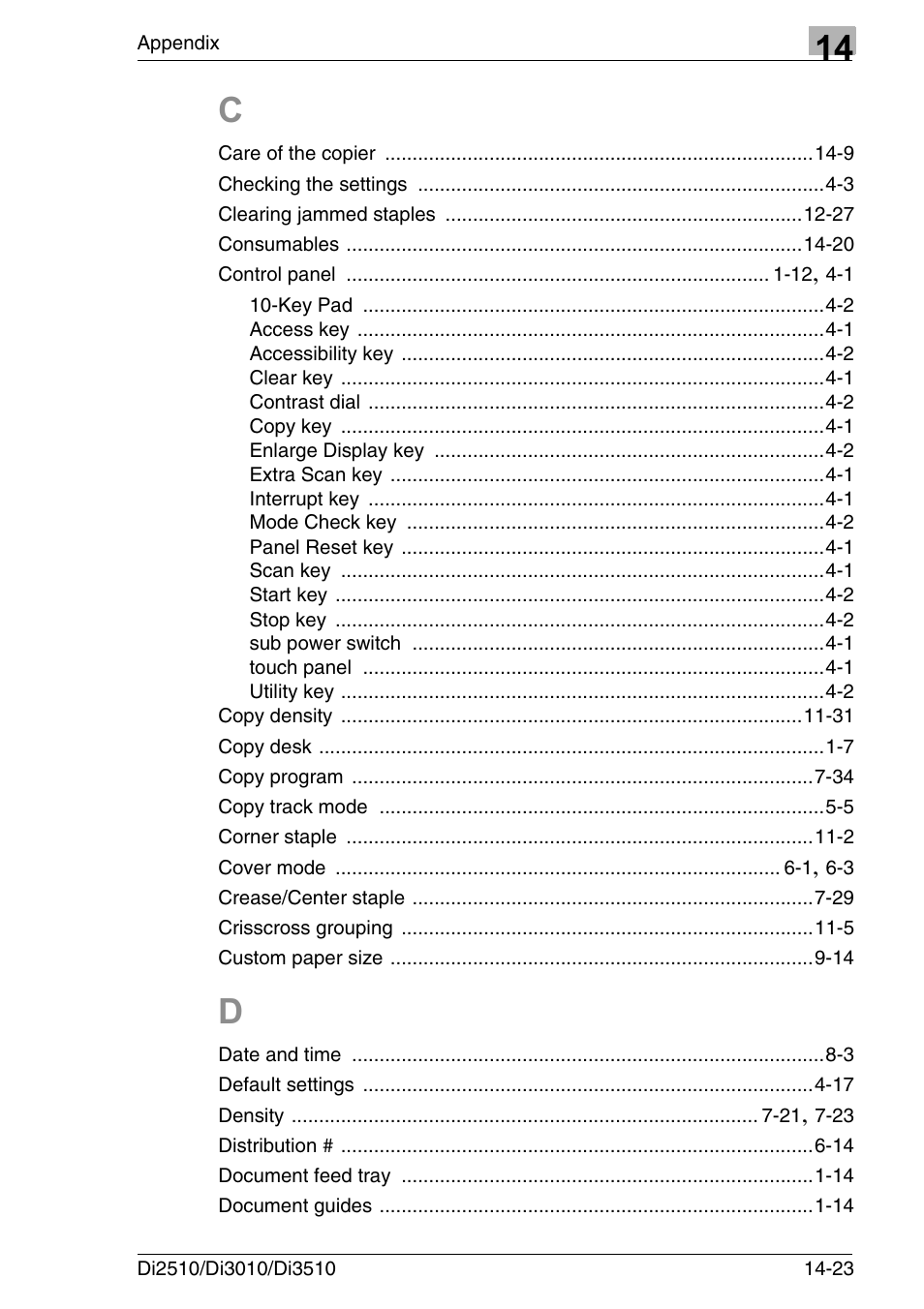 Konica Minolta DI3510 User Manual | Page 327 / 334