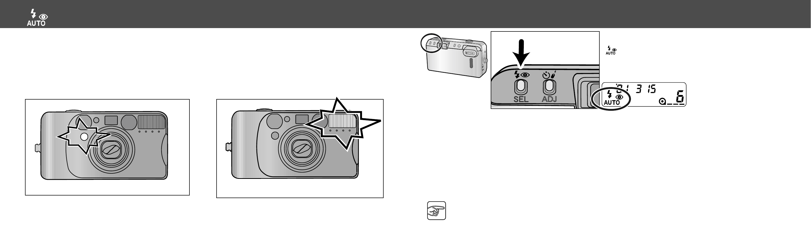 Autoflash with red-eye reduction | Konica Minolta Konica LEXIO115 User Manual | Page 21 / 33