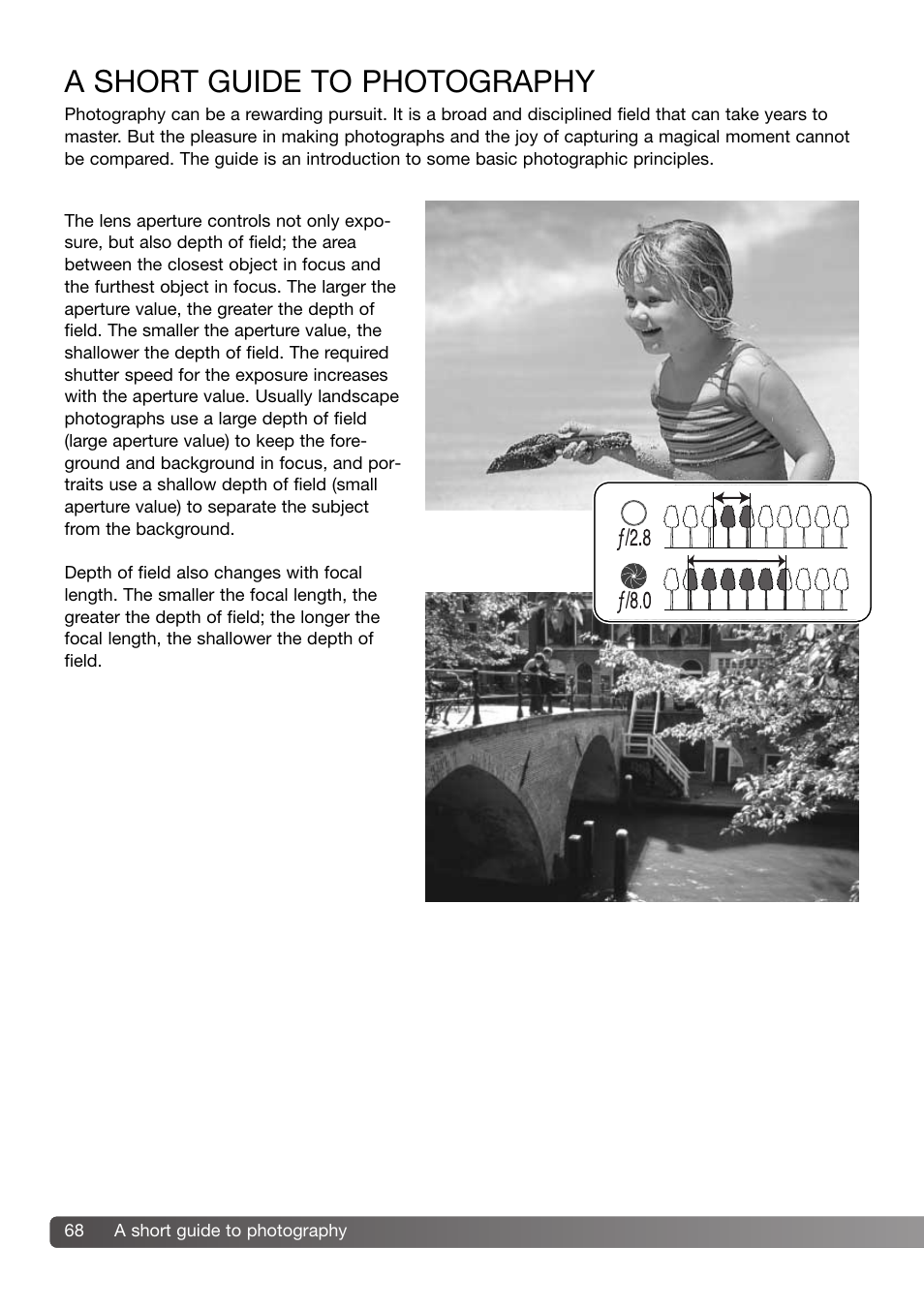 A short guide to photography | Konica Minolta Z3 User Manual | Page 68 / 124