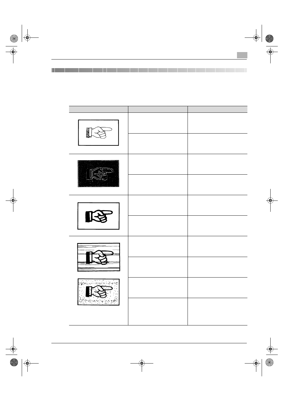 9 troubleshooting tips, 1 when this type of copy is produced, Troubleshooting tips | When this type of copy is produced -1, 9troubleshooting tips | Konica Minolta Printer Copier User Manual | Page 149 / 168