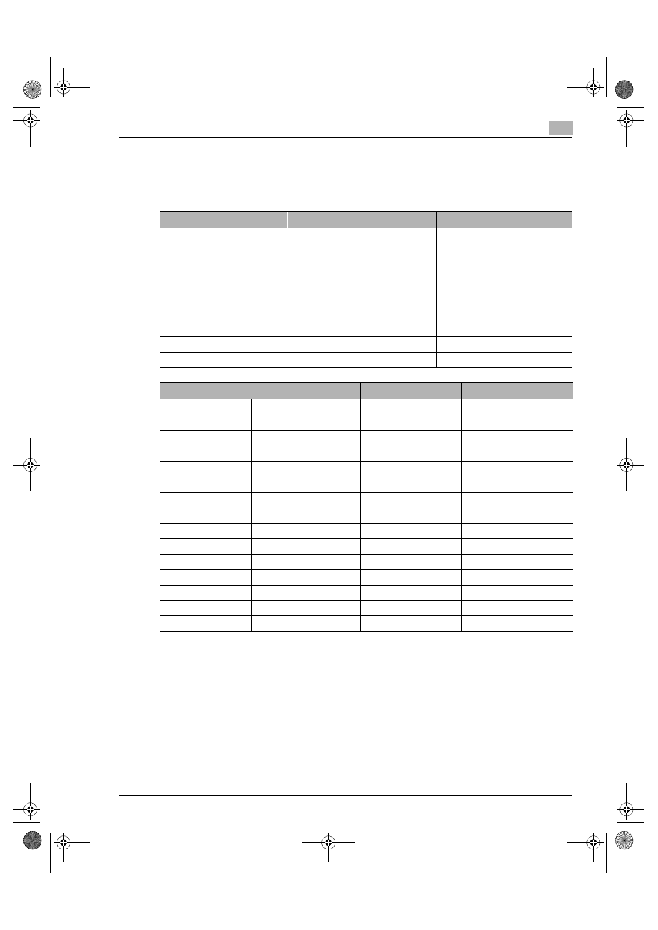 4 list of paper sizes and zoom ratios, Paper sizes | Konica Minolta Printer Copier User Manual | Page 159 / 168