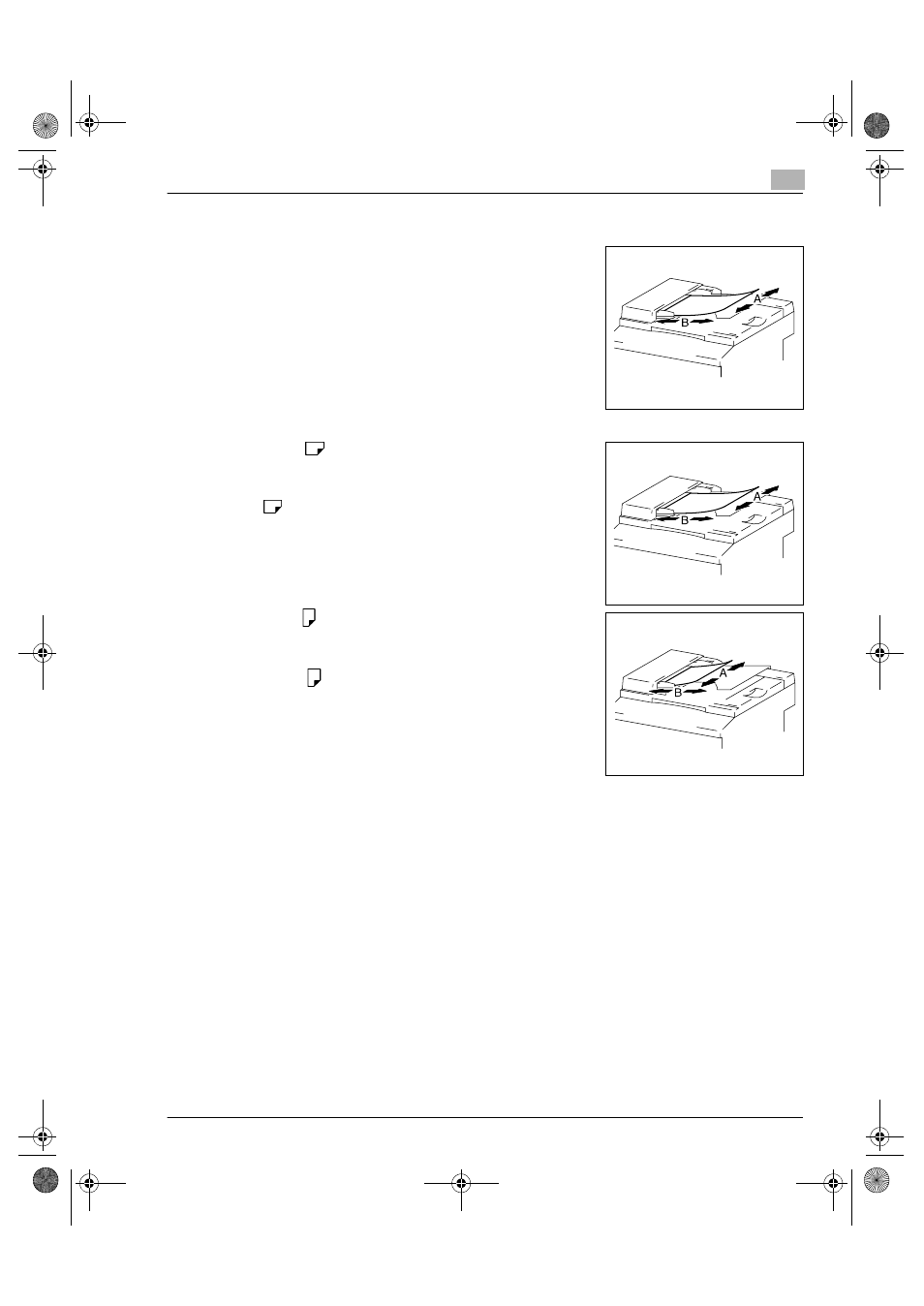 Width” and “length, Paper orientation, Width” and “length” -13 paper orientation -13 | Konica Minolta Printer Copier User Manual | Page 21 / 168