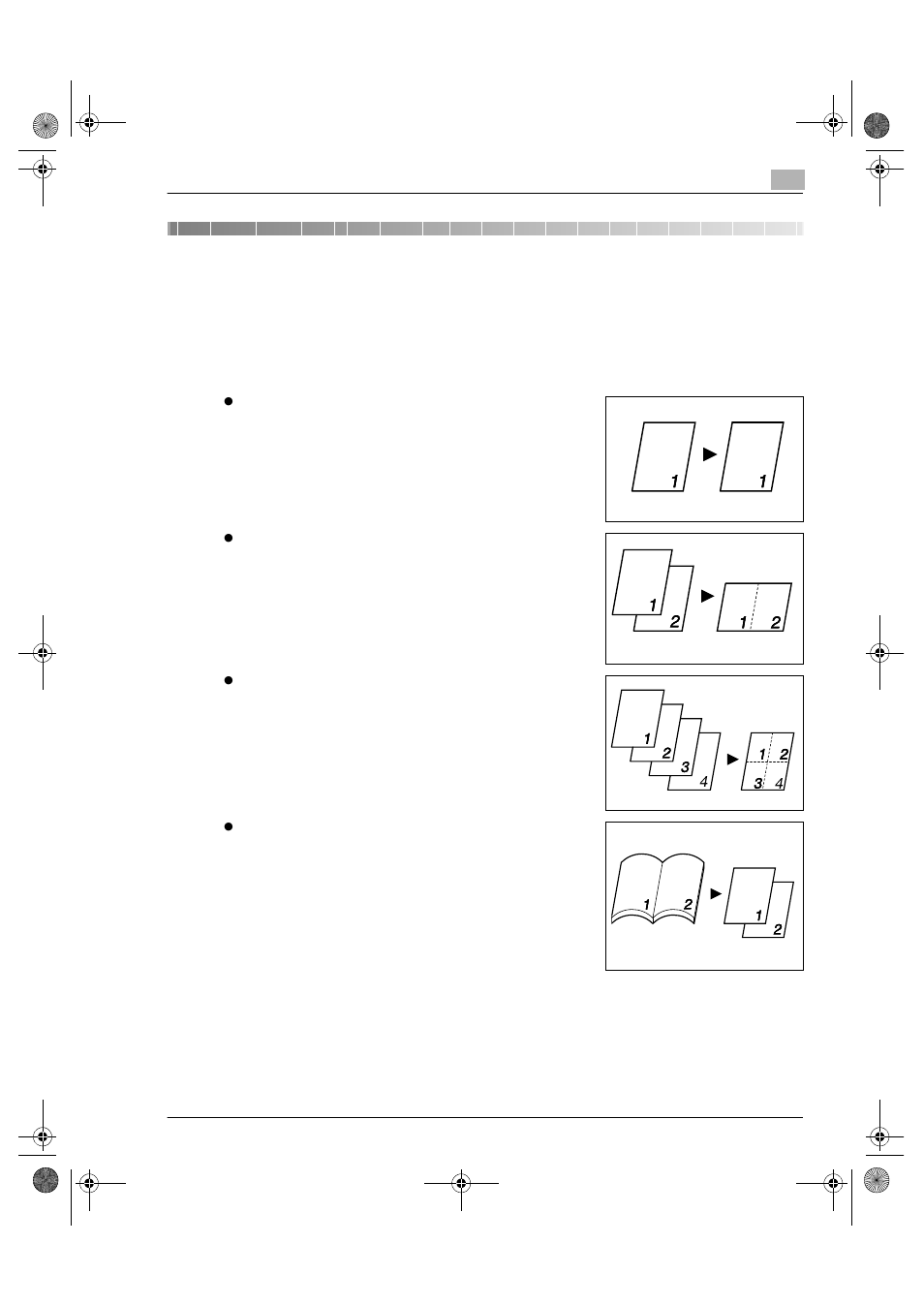 3 before making copies, 1 available features, Before making copies | Available features -1, 3before making copies | Konica Minolta Printer Copier User Manual | Page 29 / 168