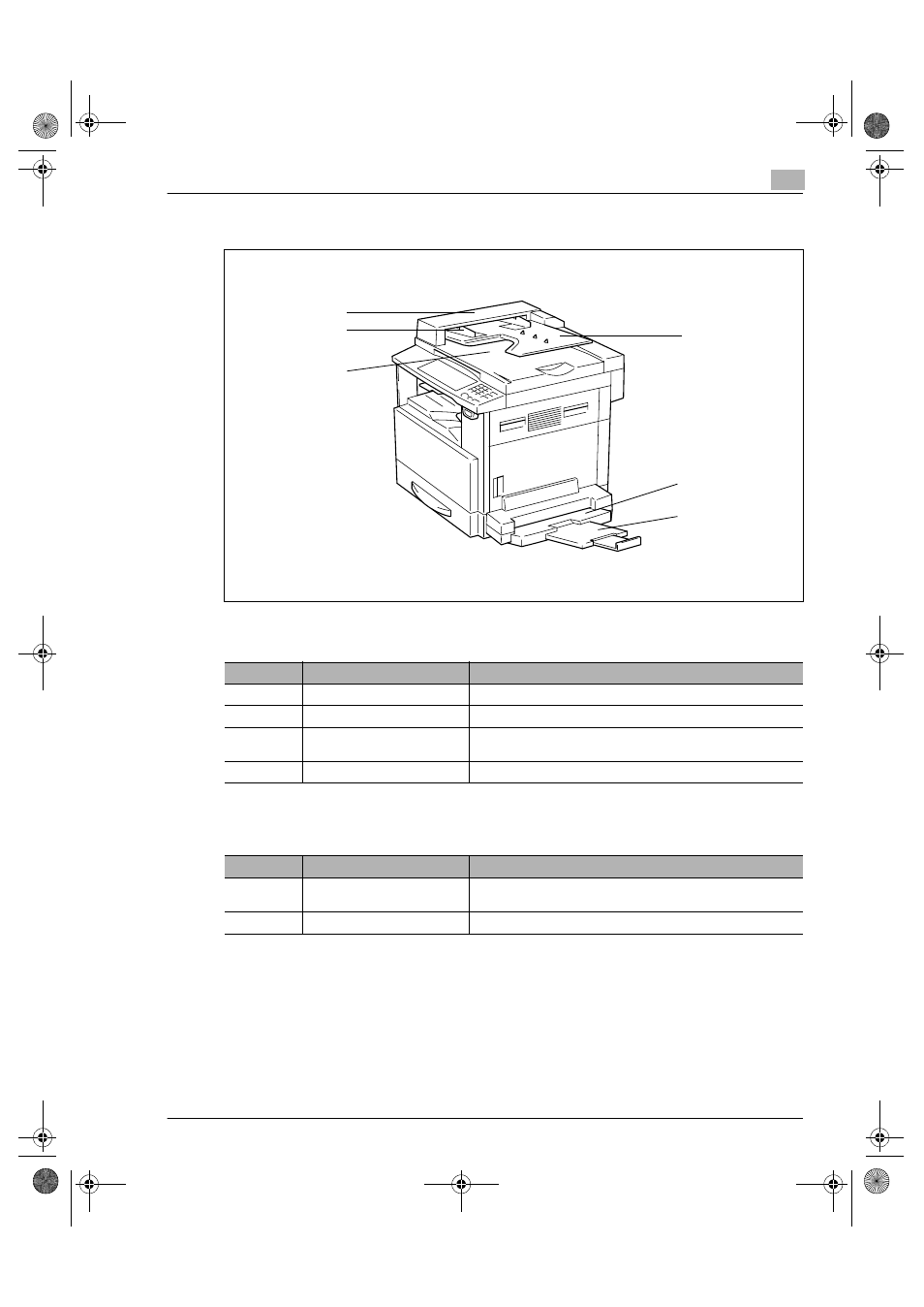 Options, Options -9 | Konica Minolta Printer Copier User Manual | Page 37 / 168