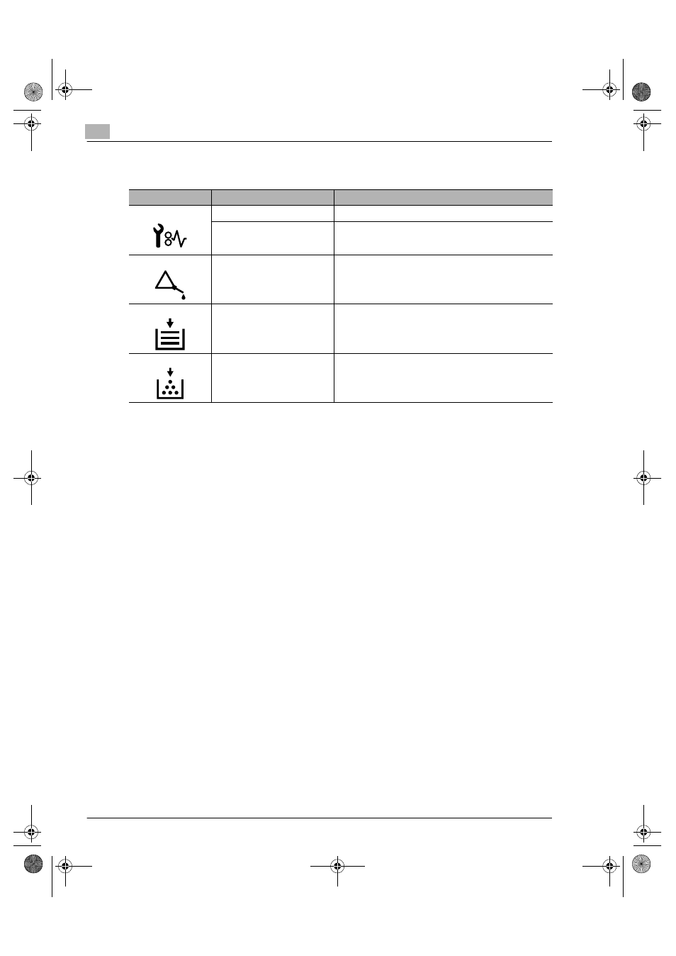 Icons on the control panel, Icons on the control panel -14 | Konica Minolta Printer Copier User Manual | Page 42 / 168