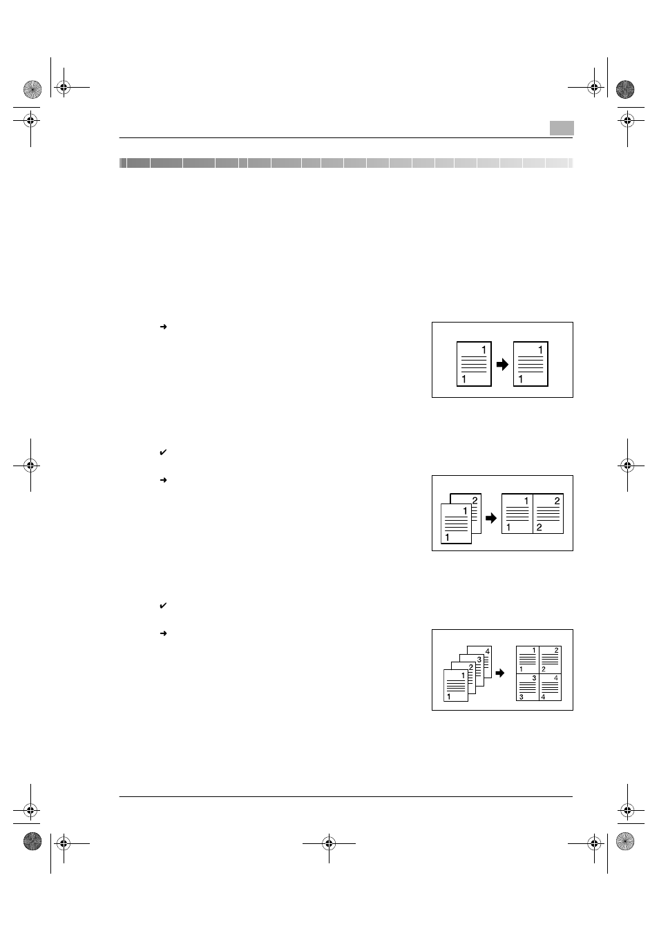 6 advanced copying, 1 making 1-sided copies, Advanced copying | Making 1-sided copies -1, P.6-1), 6advanced copying | Konica Minolta Printer Copier User Manual | Page 83 / 168