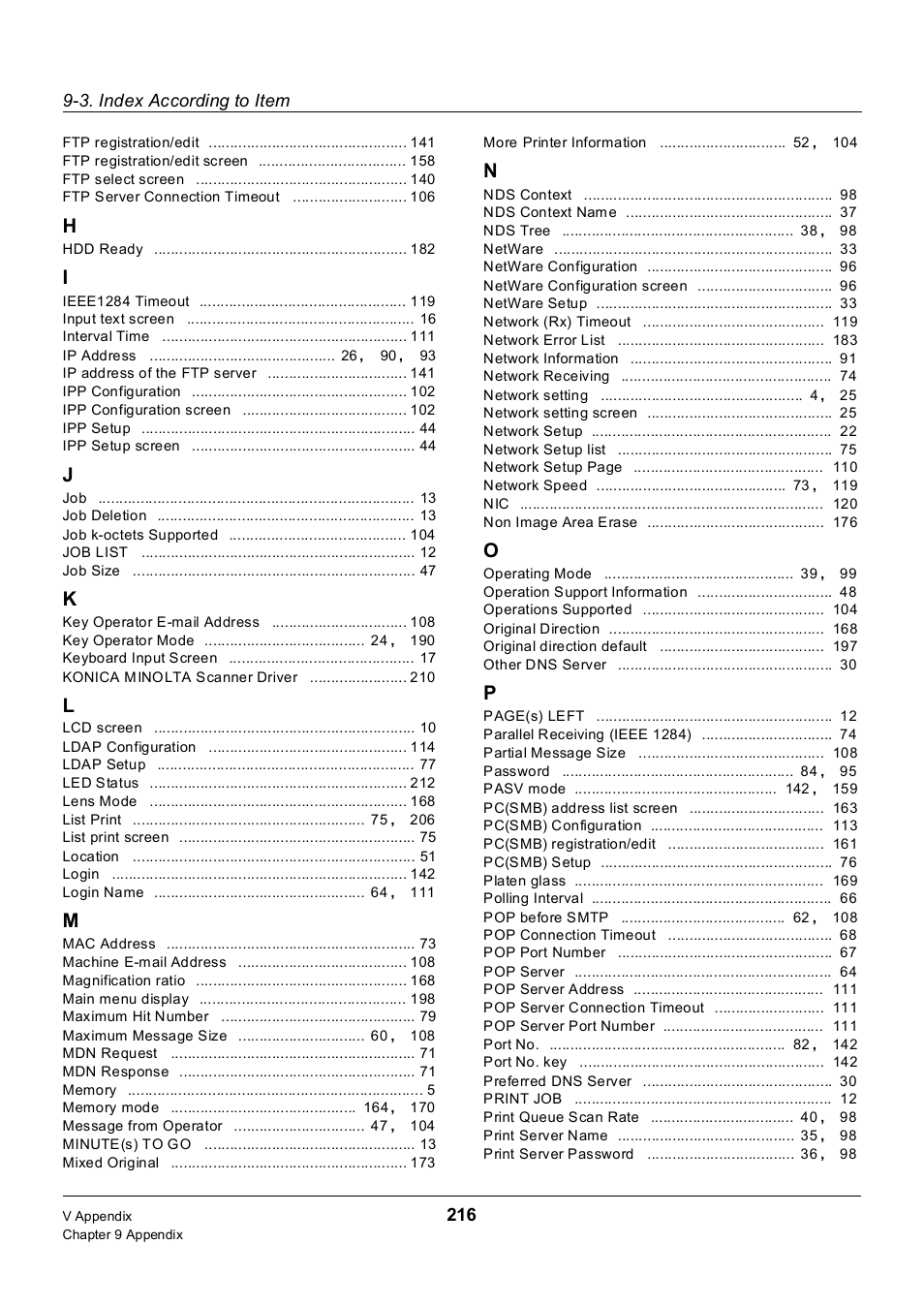 Konica Minolta 7235 User Manual | Page 225 / 230