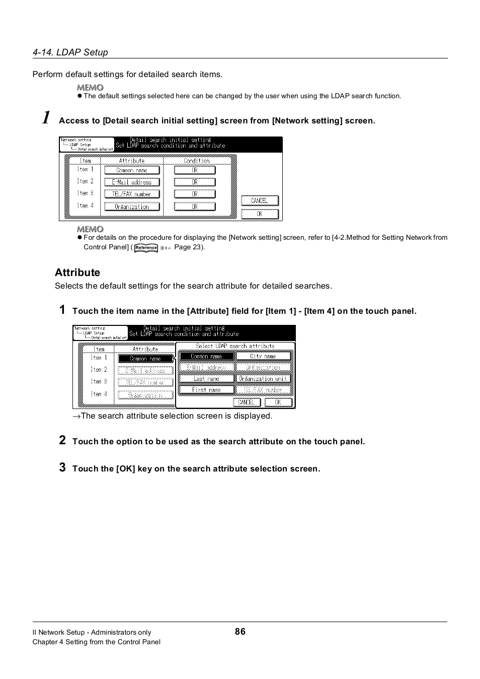 Attribute | Konica Minolta 7235 User Manual | Page 95 / 230