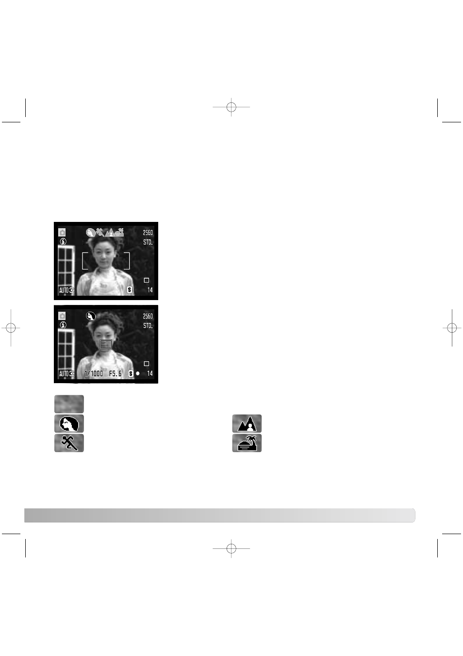 Automatic digital subject program selection | Konica Minolta Z20 User Manual | Page 23 / 124