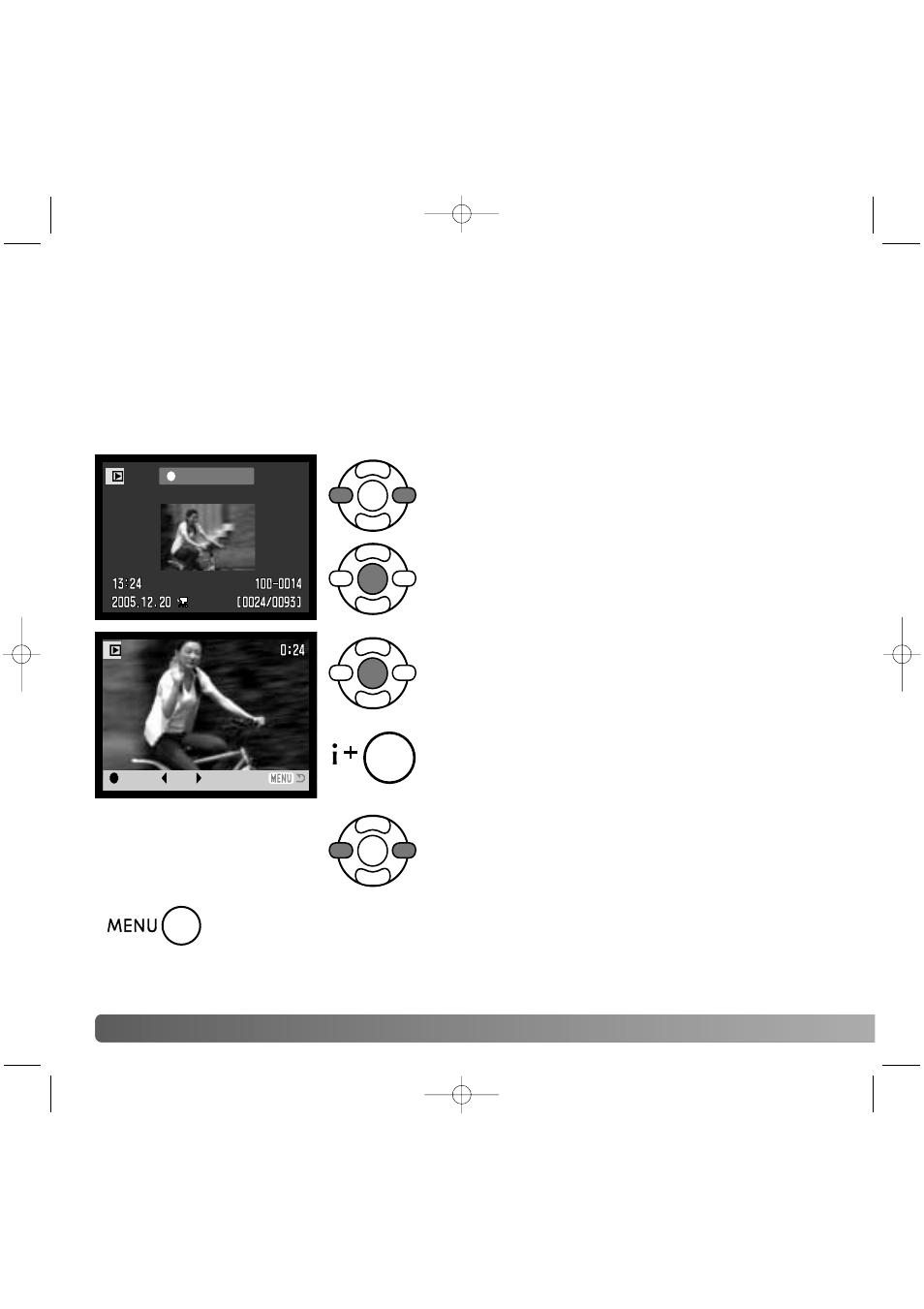 Advanced playback, Playing back movies | Konica Minolta Z20 User Manual | Page 68 / 124