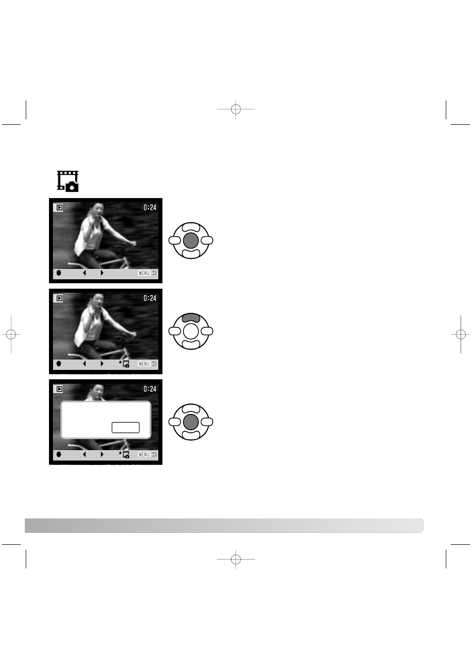 Capturing a movie frame | Konica Minolta Z20 User Manual | Page 69 / 124